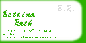 bettina rath business card